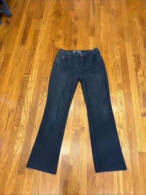Beija-Flor Women's Dark Blue Flare Jeans - Classic Wide Leg